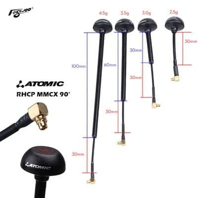 Foto Produk FlyWoo Atomic 5.8GHz MMCX 90 LHCP Micro FPV Antenna - DJI compatible - No Tube dari DooFPV