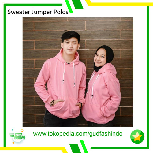 Foto Produk SWEATER JUMPER POLOS / HOODIE JUMPER - warna dicatatan, L dari Gudang Fashion Indonesia