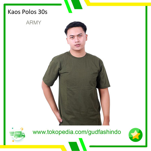 Foto Produk Kaos Polos Pria Wanita combed 30s - S dari Gudang Fashion Indonesia