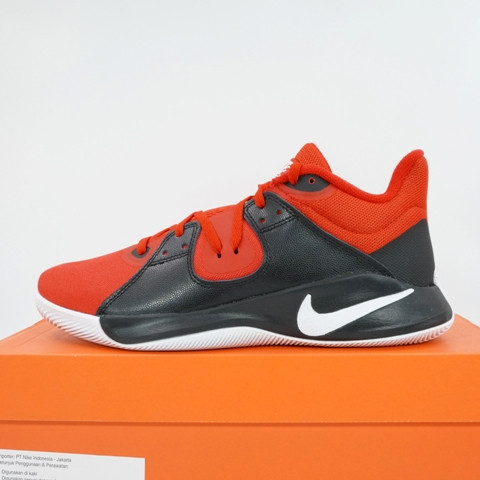 Foto Produk Sepatu Basket Nike Flyby Mid Black Red CD0189-600 Original BNIB dari KING OF DRIBBLE
