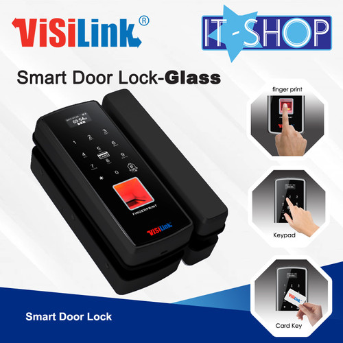 Foto Produk Visilink GLASS Digital Door Lock Black dari IT-SHOP-ONLINE