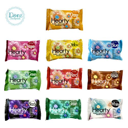 Foto Produk hearty airdry clay padico jepang clay jepang clay untuk bunga warna - Hitam dari done handymade