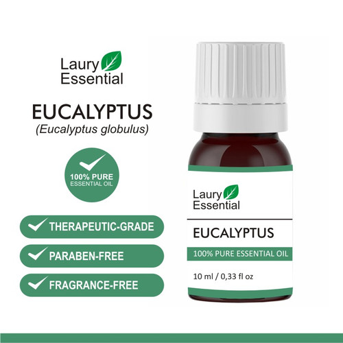 Foto Produk Laury Eucalyptus Essential Oil 100% Murni Minyak Esensial Atsiri dari Laury Essential
