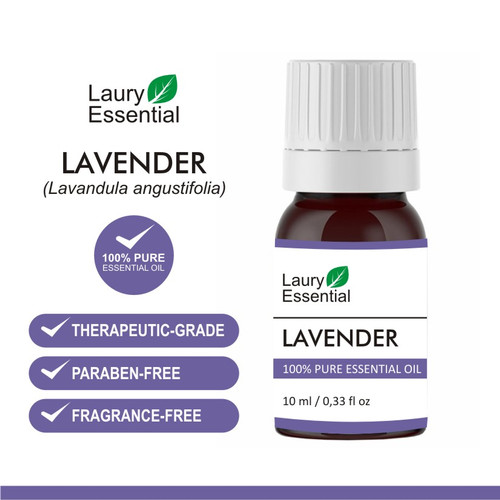 Foto Produk Laury Lavender Essential Oil 100% Murni Minyak Esensial Atsiri dari Laury Essential