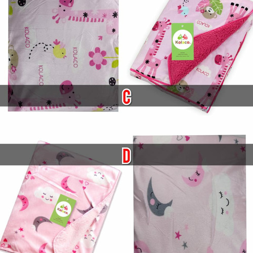 Foto Produk Selimut Bayi Carter / Selimut Double Fleece / Baby Blanket Carter - motif J dari bRitz Baby Shop