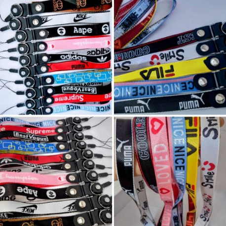 Foto Produk Tali Gantungan Hp 2in 1 / Strap Gantungan Hp Model Kalung dari tansky store