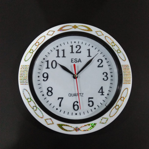 Foto Produk Jam Dinding Esa 736 Bulat With Quartz Movement Diameter 22 cm - Kuning dari MUSIC ANGEL