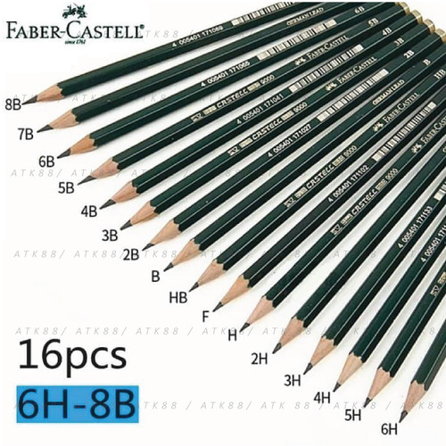 Foto Produk Pensil B Faber-Castell 9000 1Pcs dari Pusat Grosir ATK 88