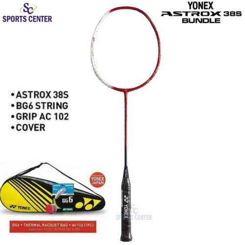 Foto Produk Full Set Raket Badminton Yonex Astrox 38S / Astrox 38 S 4U G5 dari Sports Center