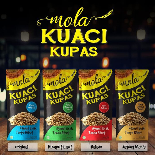 Foto Produk Mola Kuaci 50 gram Kupas Panggang / Kuaci Bunga Matahari dari toy house