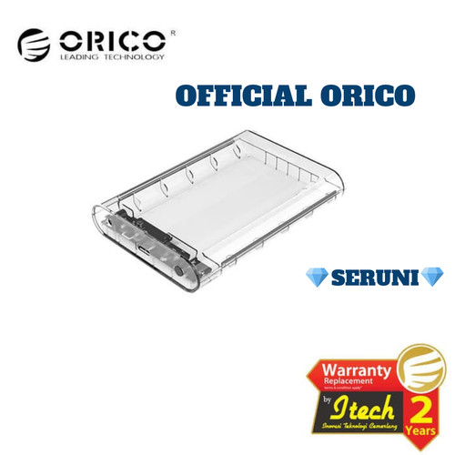 Foto Produk Orico 3139U3-EU - HDD Enclosure 3.5" Transparan - USB 3.0 dari serunicomp