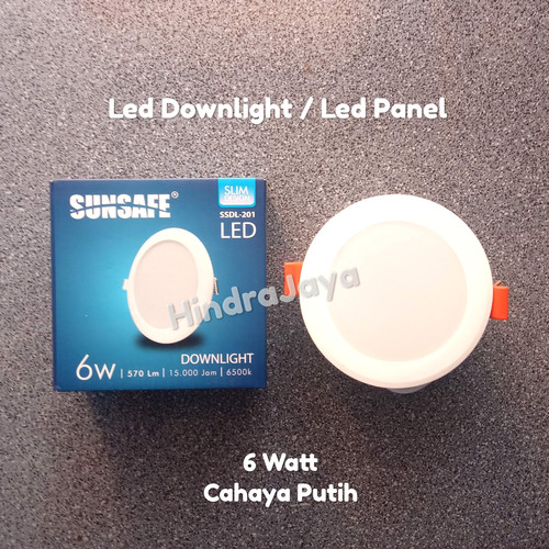 Foto Produk Lampu Led Downlight 6W / Led Panel 6 Watt dari Hindrajaya