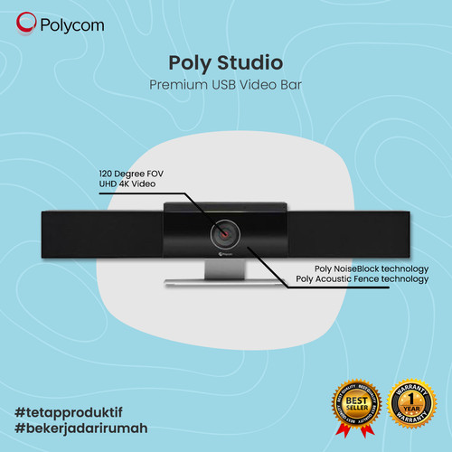 Foto Produk Polycom Studio USB Camera 4k Video Conference system dari Inovasi-Media