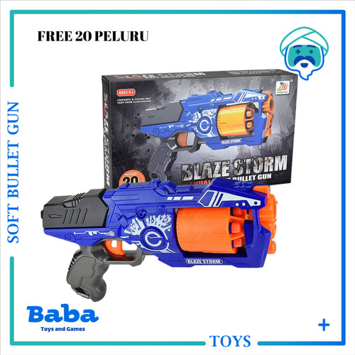 Foto Produk MAINAN BLAZE STORM GUN 7092 ( REPLIKA NERF DISRUPTOR ) ORIGINAL NEW dari Baba Toys and Games