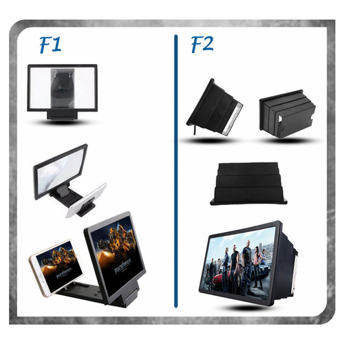 Foto Produk KACA PEMBESAR LAYAR 3D F12 / ENLARGED SCREEN LAYAR PEMBESAR HP LCD - Model F2 dari K2 Official Store