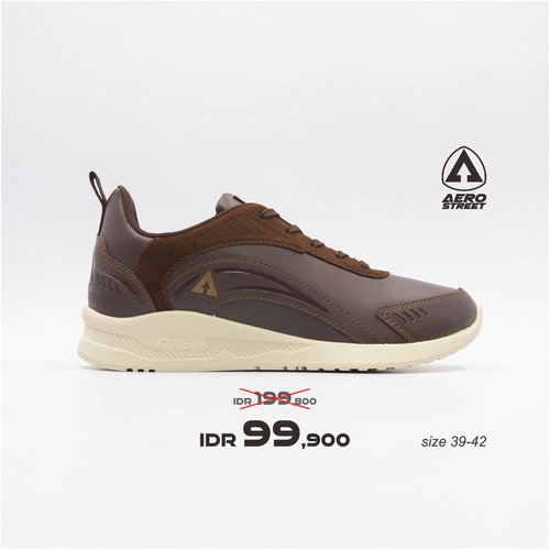 Foto Produk Aerostreet 39-42 Leopard Coklat Tua - Sepatu Sneakers Casual Pria - 40 dari Aerostreet