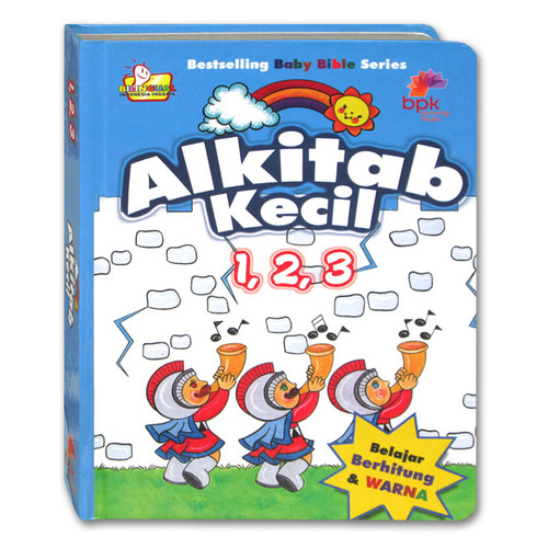 Foto Produk Alkitab Kecil 123 Board Book (belajar berhitung & warna) dari HappyBunnyBooks