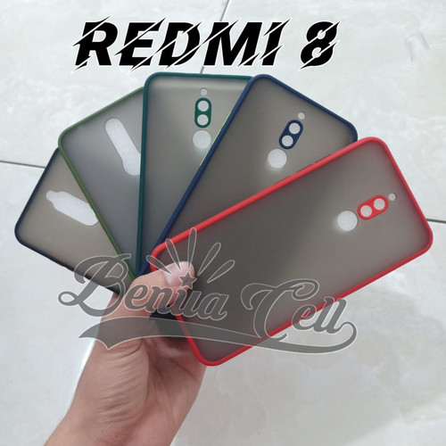 Foto Produk SOFTCASE REDMI 8A PRO - CASE MATTE FULL COLOUR XIAOMI REDMI 8A PRO - Hitam dari BenuaCell