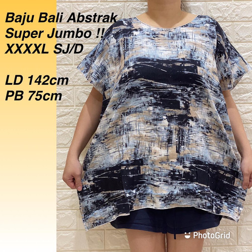 Foto Produk Baju Bali Tie Dye Abstrak Super Jumbo XXXXL SJ/D dari Baliartfashion
