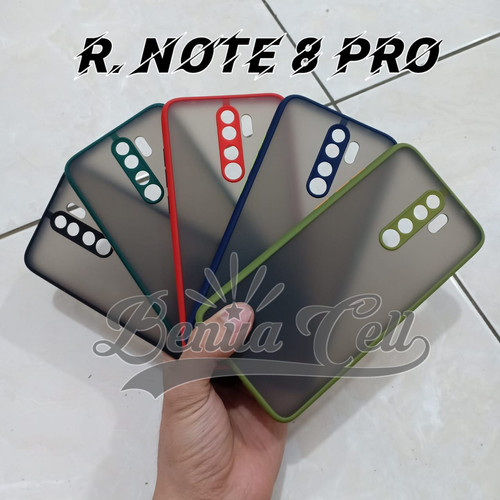 Foto Produk CASE REDMI NOTE 8 PRO - CASE MATTE FULL COLOUR XIAOMI REDMI NOTE 8 PRO - Hitam dari BenuaCell