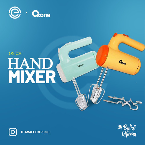 Foto Produk OXONE Cute Hand Mixer OX-203 - Orange dari UTAMA_ELECTRONIC