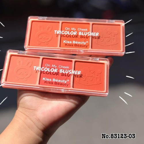 Foto Produk KISS BEAUTY TRICOLOR BLUSHER dari startled.id