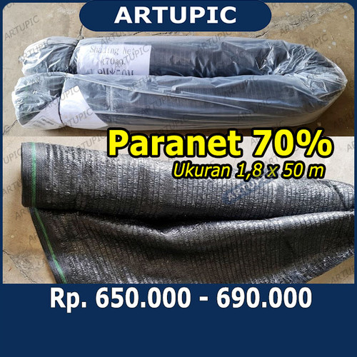 Foto Produk Paranet Jaring 70% Satu Rol 1,8x50m Shading Net Kandang Ayam Perkebuna dari ArtupicPeralatanPeternak