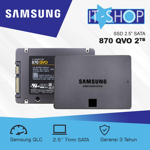 Foto Produk Samsung V-Nand SSD 870 QVO 2TB dari IT-SHOP-ONLINE