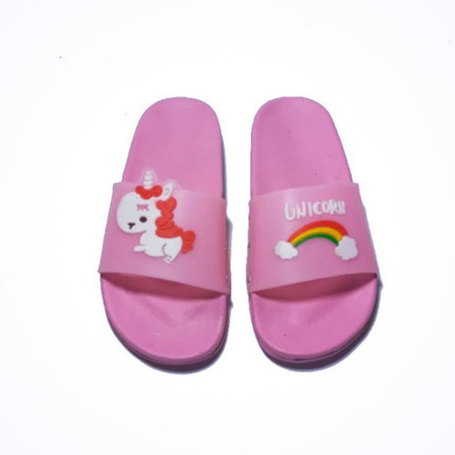Foto Produk Sandal Anak Perempuan & Laki laki/ Sandal Selop Karakter Unicorn 28-35 - 29, Merah Muda dari Mr Fath