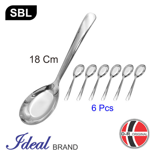Foto Produk IDEAL SBL 6 Pcs Sendok Bebek Stainless / Sendok Bubur (P 18Cm) dari IDEAL Official