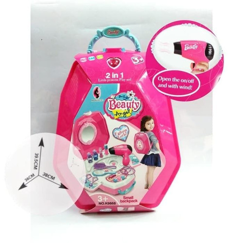 Foto Produk Mainan Fashion Beauty 2In1 Pink K9867A Beauty Back Pack dari ANEKA MAINAN ONLINE