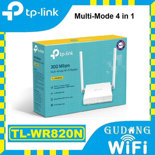 Foto Produk TP-LINK TL-WR820N 300Mbps Wireless N Router dari GudangWifi