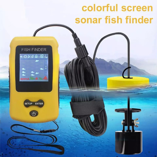 Foto Produk sonar sensor pencari ikan/portable 100m fish finder/gps lacak ikan dari Just'In OL shop