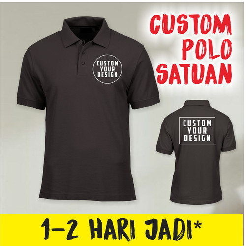 Foto Produk Custom Kaos Polo Shirt Berkerah Suka-suka dari art id