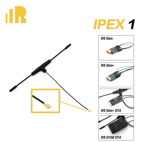 Foto Produk FrSky 900MHz FCC Ipex 1 Dipole T Antenna dari DooFPV