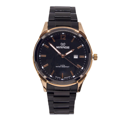 Foto Produk Promo Jam Tangan Mirage Pria Terlaris Hitam Rosegold 7570M dari Mirage Watch