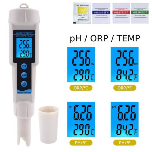 Foto Produk ORP pH Temperature Meter 3in1 ORP-3569 Tester Water ORP3569 dari Cheap n Fun