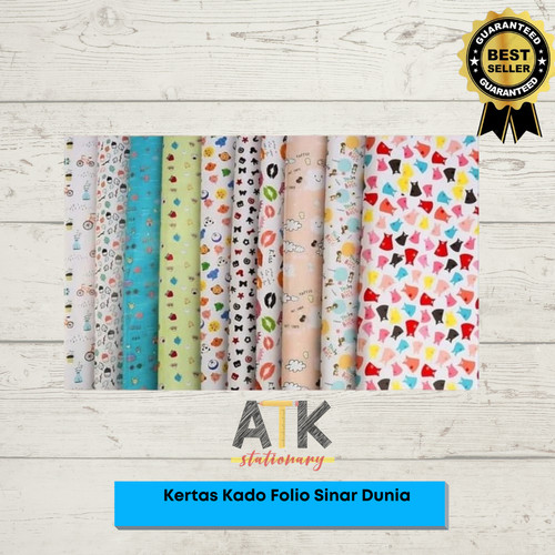 Foto Produk Kertas Kado Sinar Dunia (50 Lembar) atk dari Atkstationary