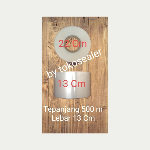 Foto Produk Plastik Lid Polos Lebar 13 Cm Panjang 500 Meter Terpanjang & Termurah dari tokosealer