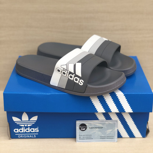 Foto Produk Sandal Adidas Adilette Slide Pria Motif Black Import dari Gayoshoop