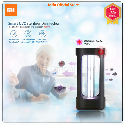 Foto Produk Xiaomi FIVE Steril UVC STERILIZATION Lamp DISINFECT UV Sterilzer Ruang dari MiFa Official Store