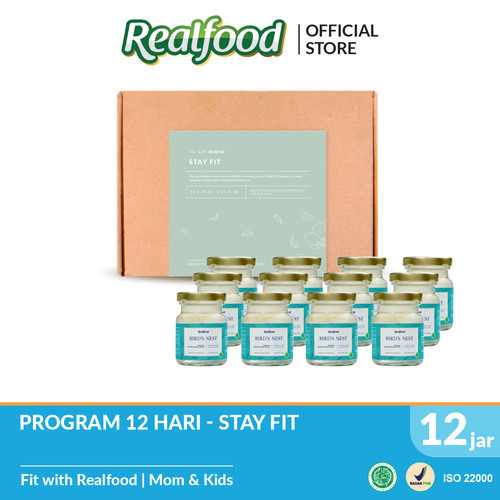 Foto Produk Realfood Stay Fit Semi Concentrated Bird's Nest dengan Gula Batu dari Realfood