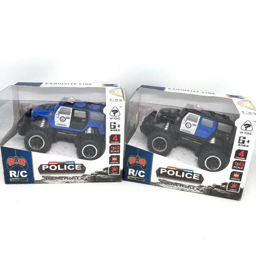 Foto Produk Mainan anak RC crawler polisi / mobil polisi lampu 1 : 43 dari bintangjaya toys