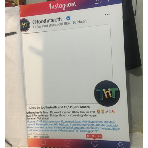 Foto Produk Jual Frame photo booth Instagram, Facebook, Snapchat Props dari embunpagi-ad