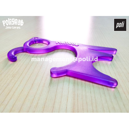 Foto Produk Poligrab Jelly Series No Touch Alat Anti Corona Door Opener - Jelly Ungu dari PoliDotID