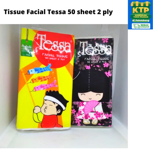 Foto Produk Tissue Facial Tessa 50 sheet 2 ply/ Tissue Travel Tessa /Tissue Pocket dari weneedpackaging