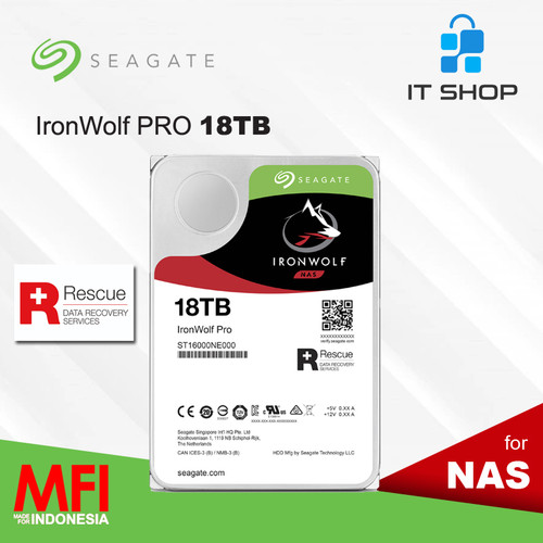 Foto Produk Seagate Ironwolf Pro NAS 18TB dari IT-SHOP-ONLINE