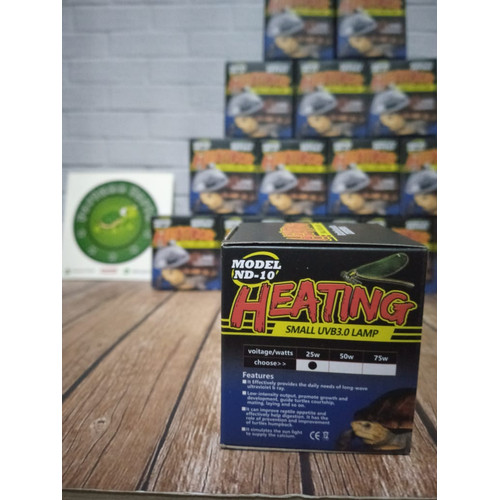 Foto Produk Lampu Uva+Uvb merk Nomoy/Lampu Reptil/Lampu Kura kura/Penghangat Kura - 25 Watt dari Fortune Torto