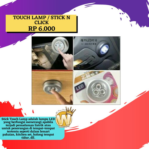 Foto Produk TOUCH LAMP / STICK N CLICK dari WIN SHOP SOLO