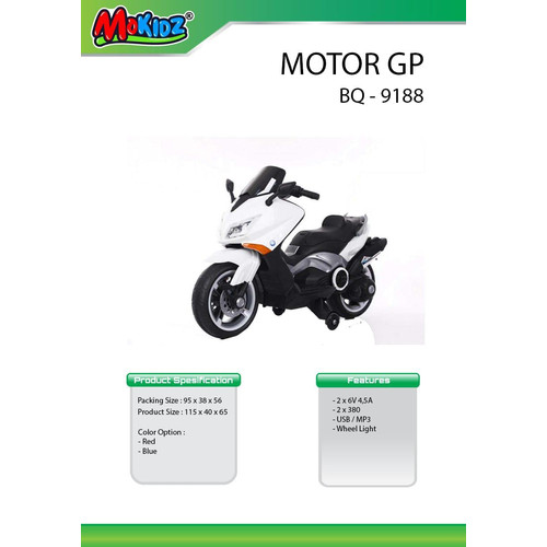 Foto Produk Mainan anak motor aki mokidz nmax / motor BQ9188 dari bintangjaya toys